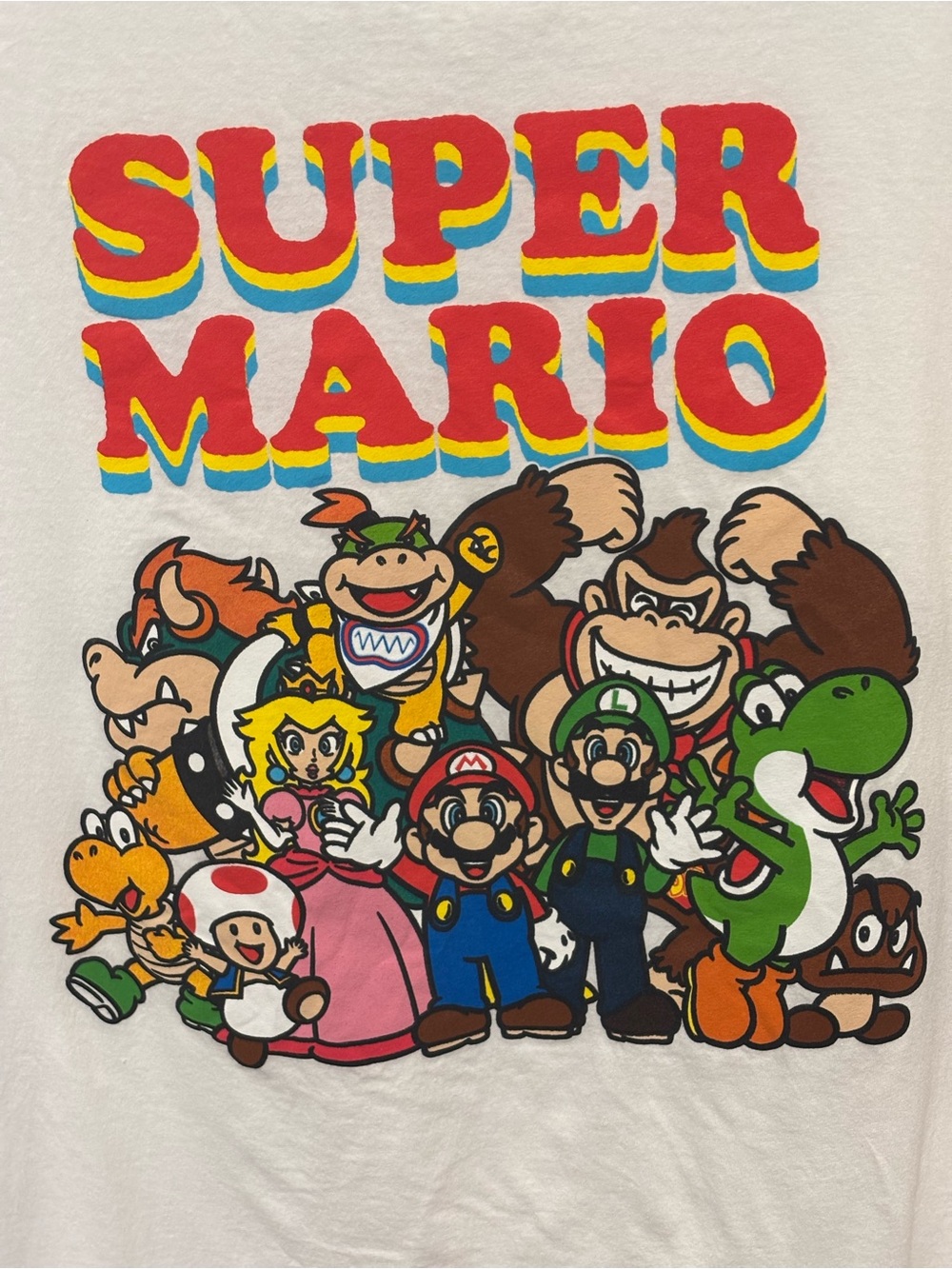 Nintendo Super Mario Graphic Tee - White